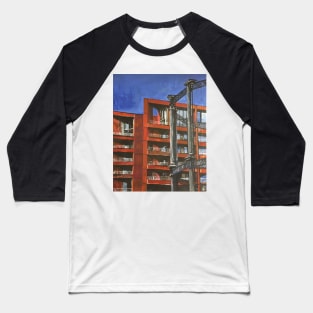 London, Gasometers And Flats Baseball T-Shirt